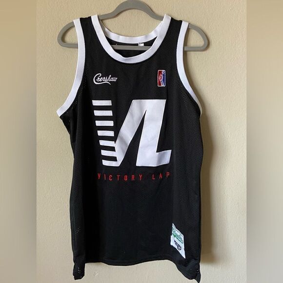 Kekamlas Head Gear Nipsey Hussle Victory Lap Black Jersey Size L - Picture 7 of 9